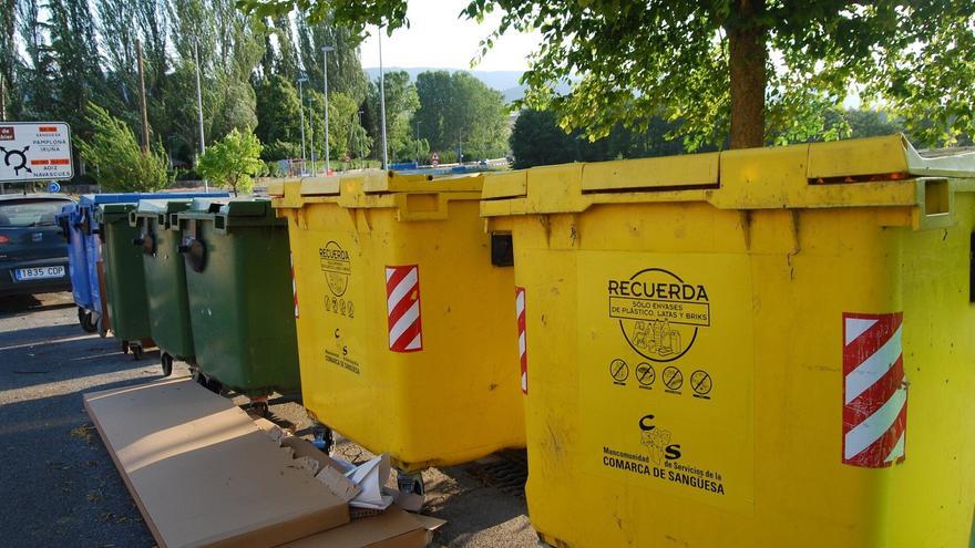 Sangüesa estrena un sistema pionero para fomentar la recogida de plástico y latas