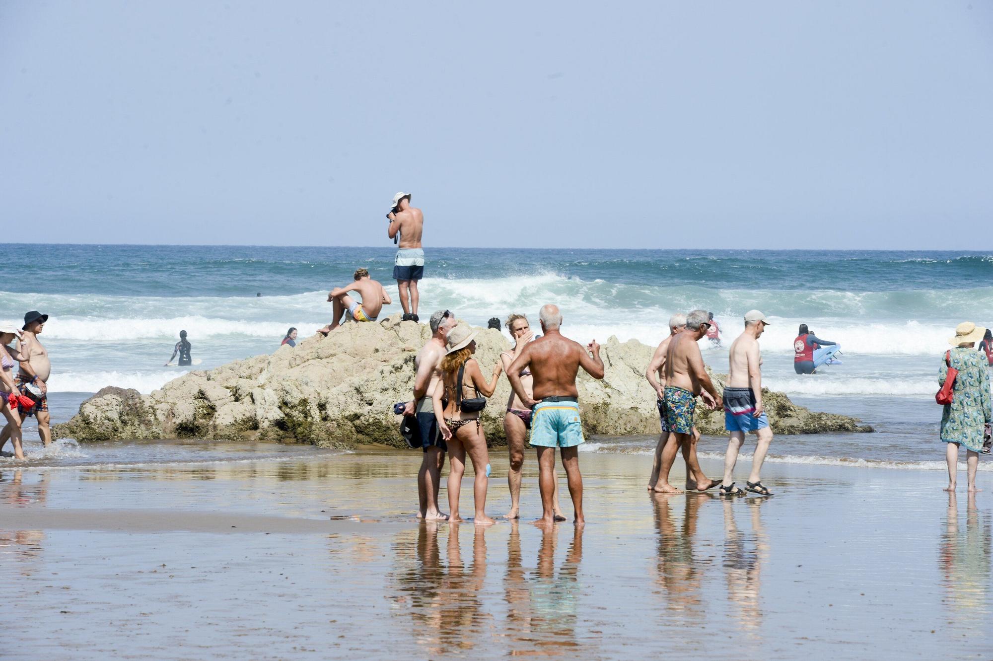 En imágenes: La previsión de calor se prolonga al martes en Euskadi