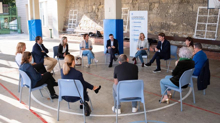 Honestidad, coherencia, respeto, cercanía y responsabilidad, compromisos de Jon Insausti con Donostia