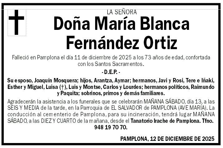 María Blanca Fernández Ortiz