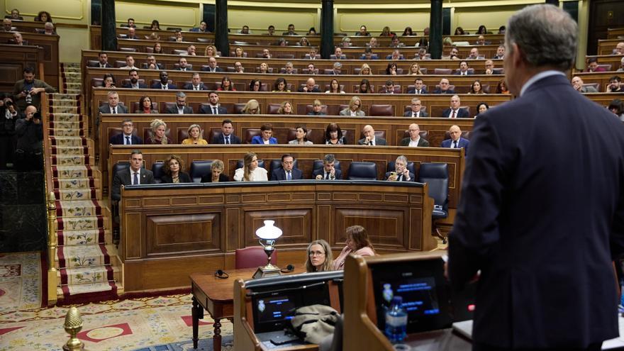 Sánchez y Feijóo se ven las caras en el Congreso, después del &#039;Ánimo, Alberto&#039; y de la citación en el Senado