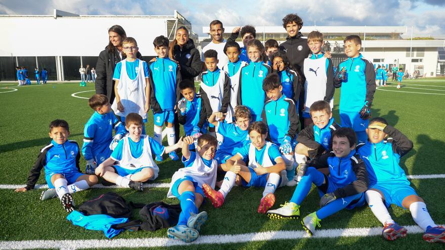 En imágenes: Comienza el curso en la Escuela de Fútbol del Alavés