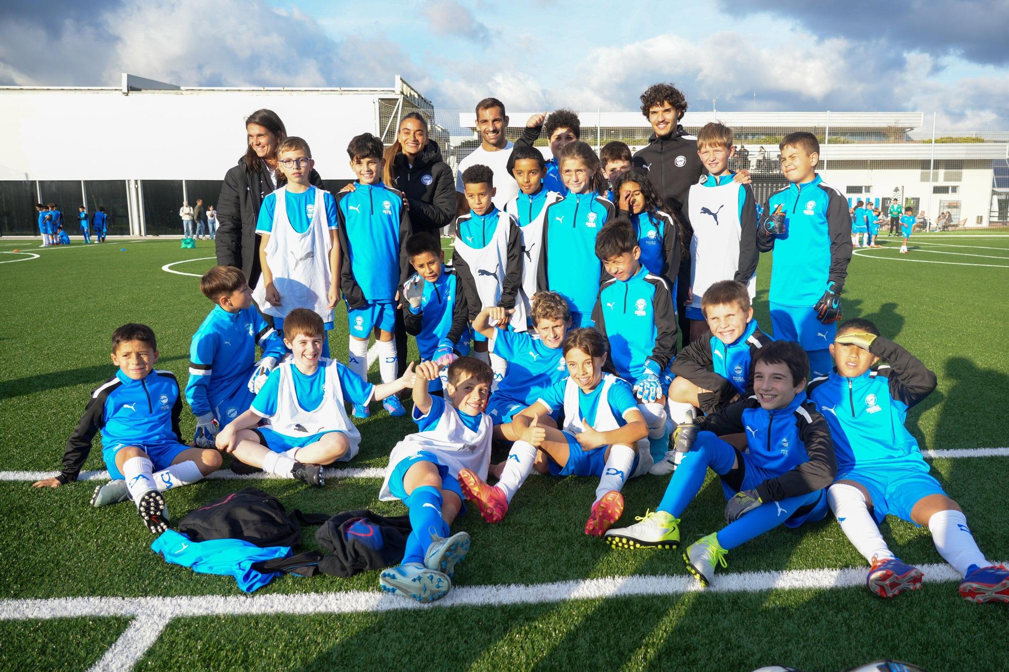En imágenes: Comienza el curso en la Escuela de Fútbol del Alavés