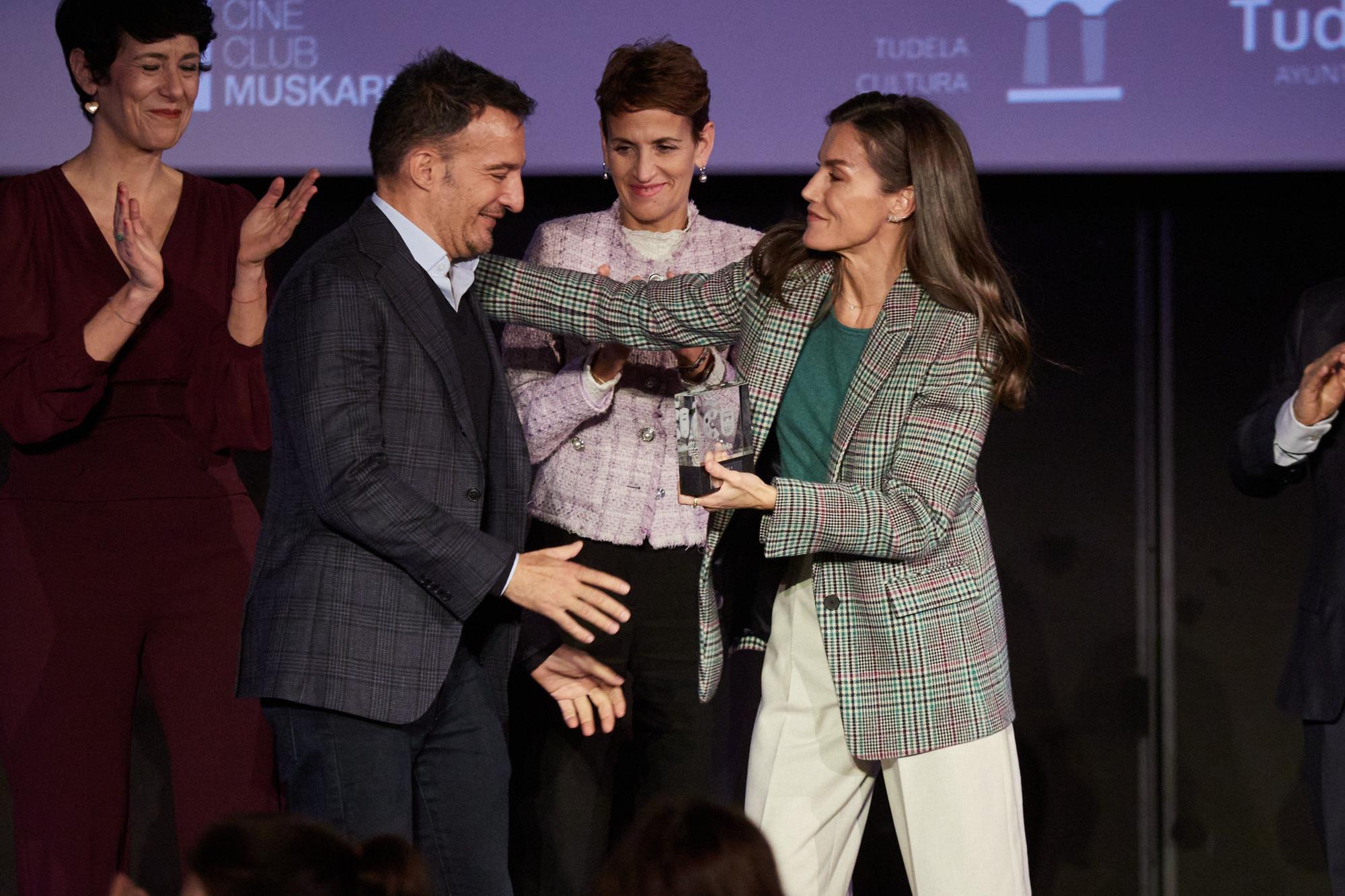 Fotos del homenaje a Alejandro Amenábar en Tudela en el ciclo de cine 'Nuestros Clásicos'