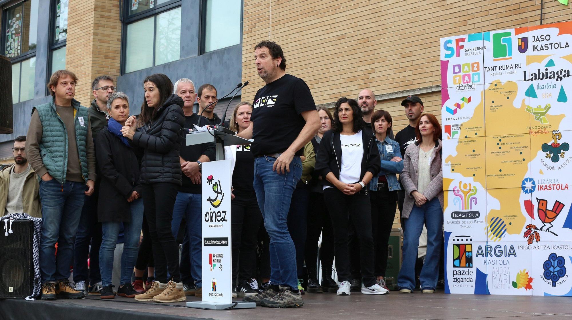 Fotos: Nafarroa Oinez 2025 en la ikastola Paz de Ziganda de Villava - Atarrabia