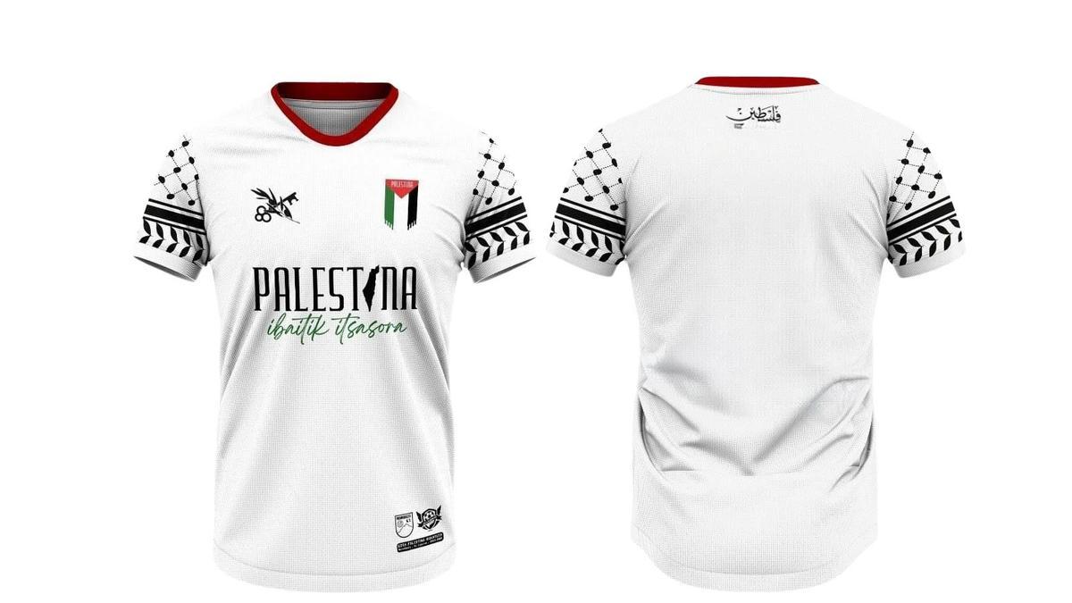 Este es el diseño de las camisetas que están a la venta