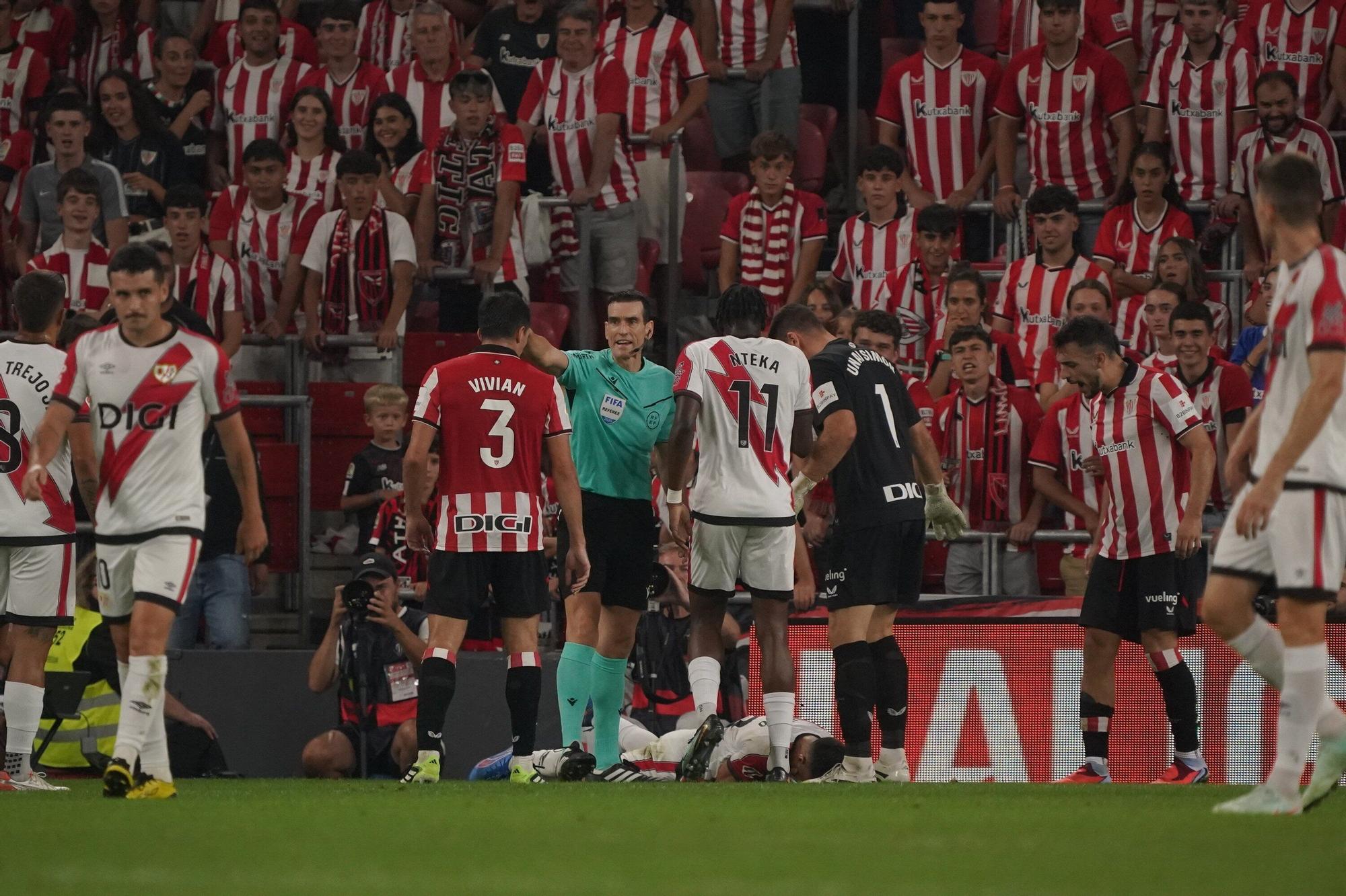 El Athletic - Rayo Vallecano, en imágenes