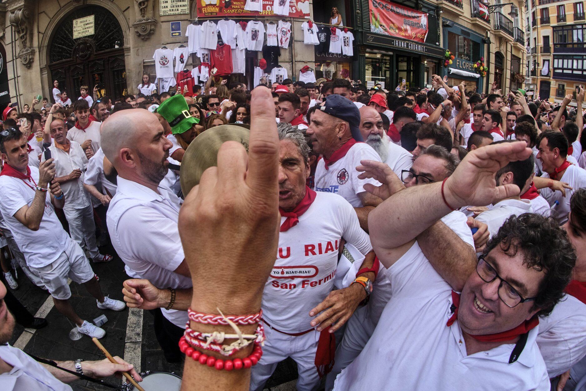 GALERÍA / Pamplona vibra con un multitudinario 'Riau-Riau'