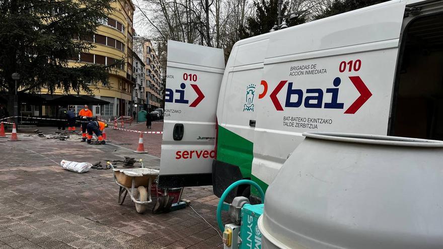 1,9 millones para actuaciones inmediatas en calles y plazas de Vitoria