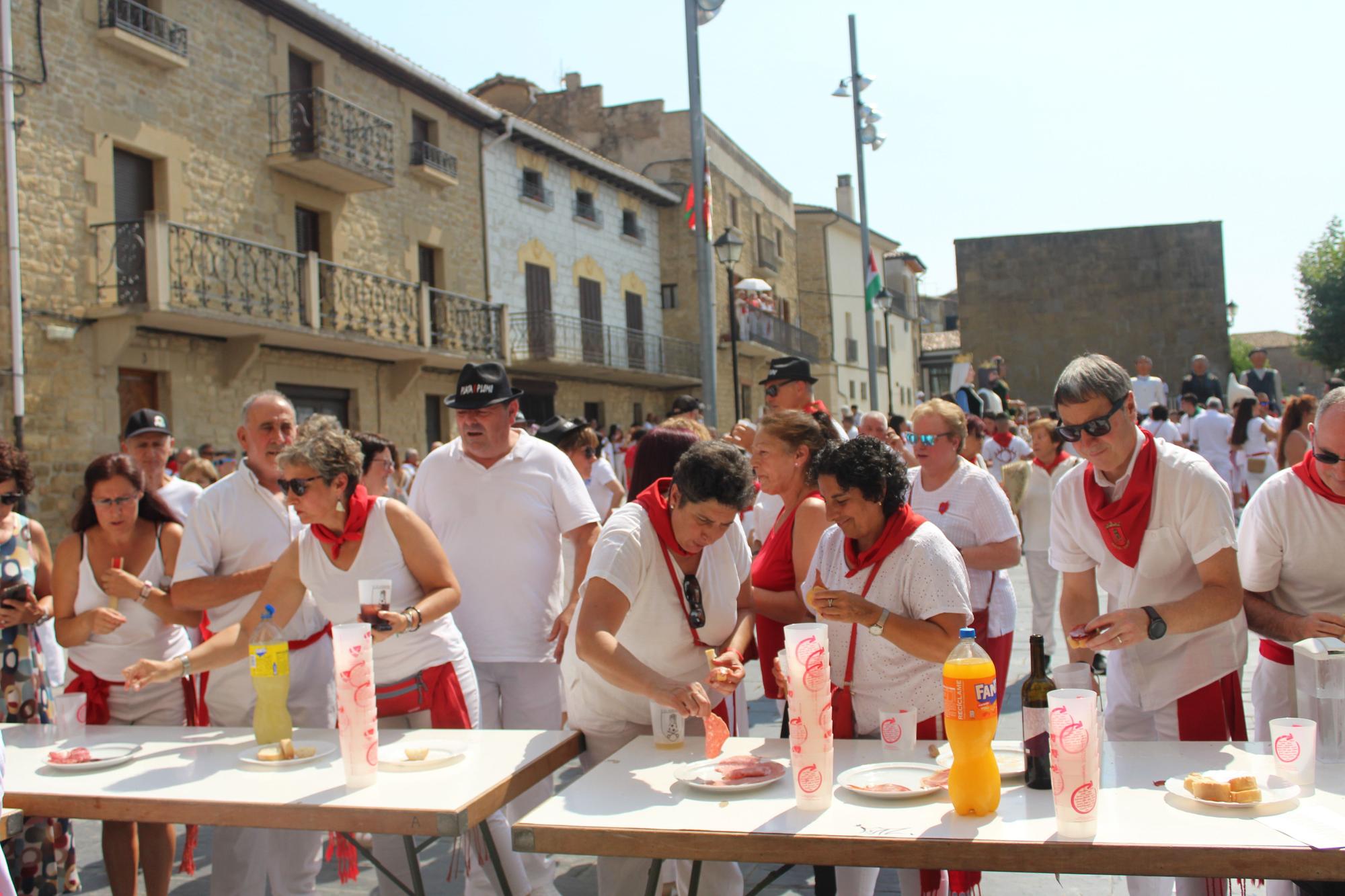 Fotos del inicio de las fiestas de Aibar