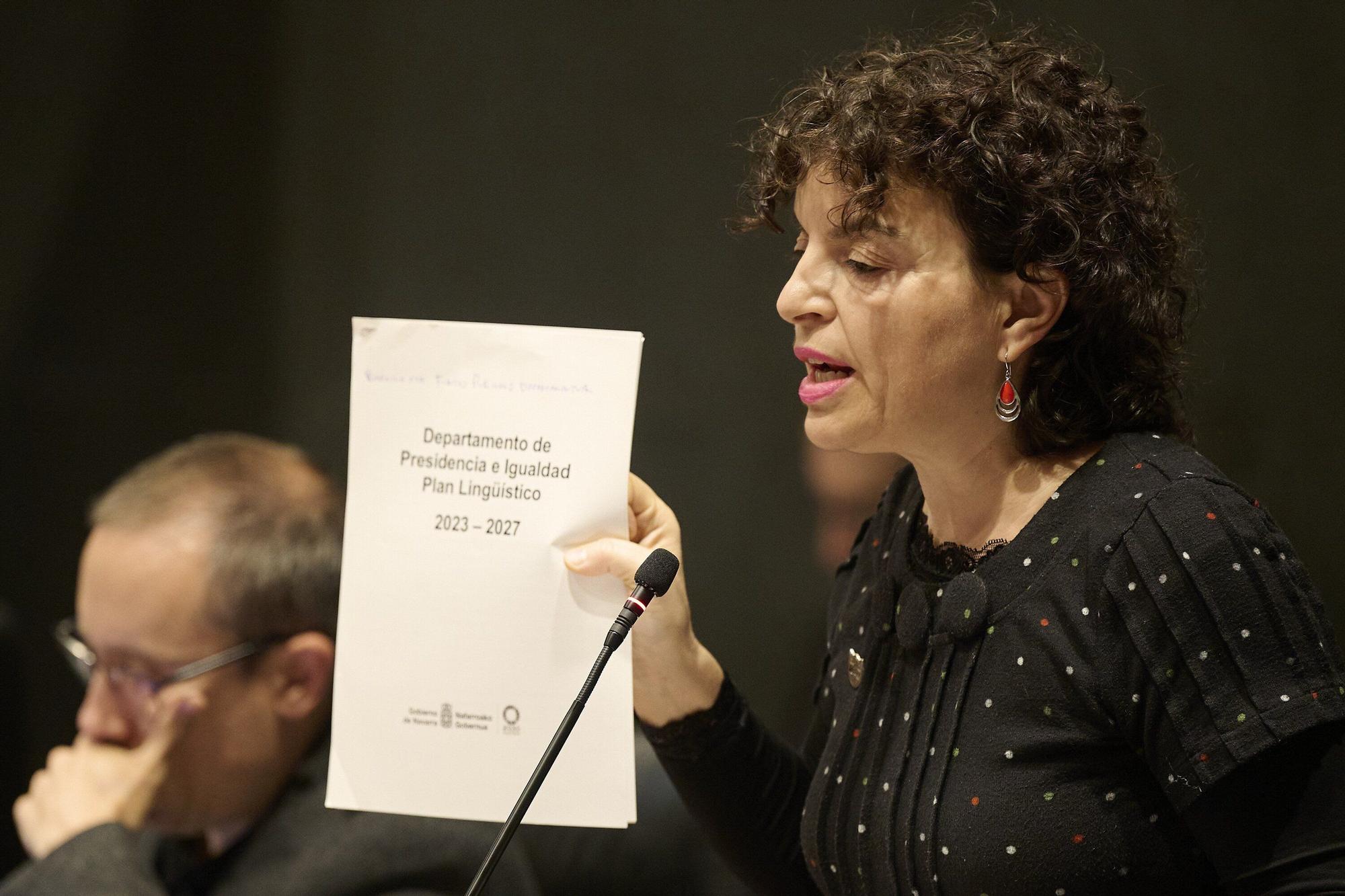Fotos del pleno del Parlamento de Navarra de este 6 de noviembre