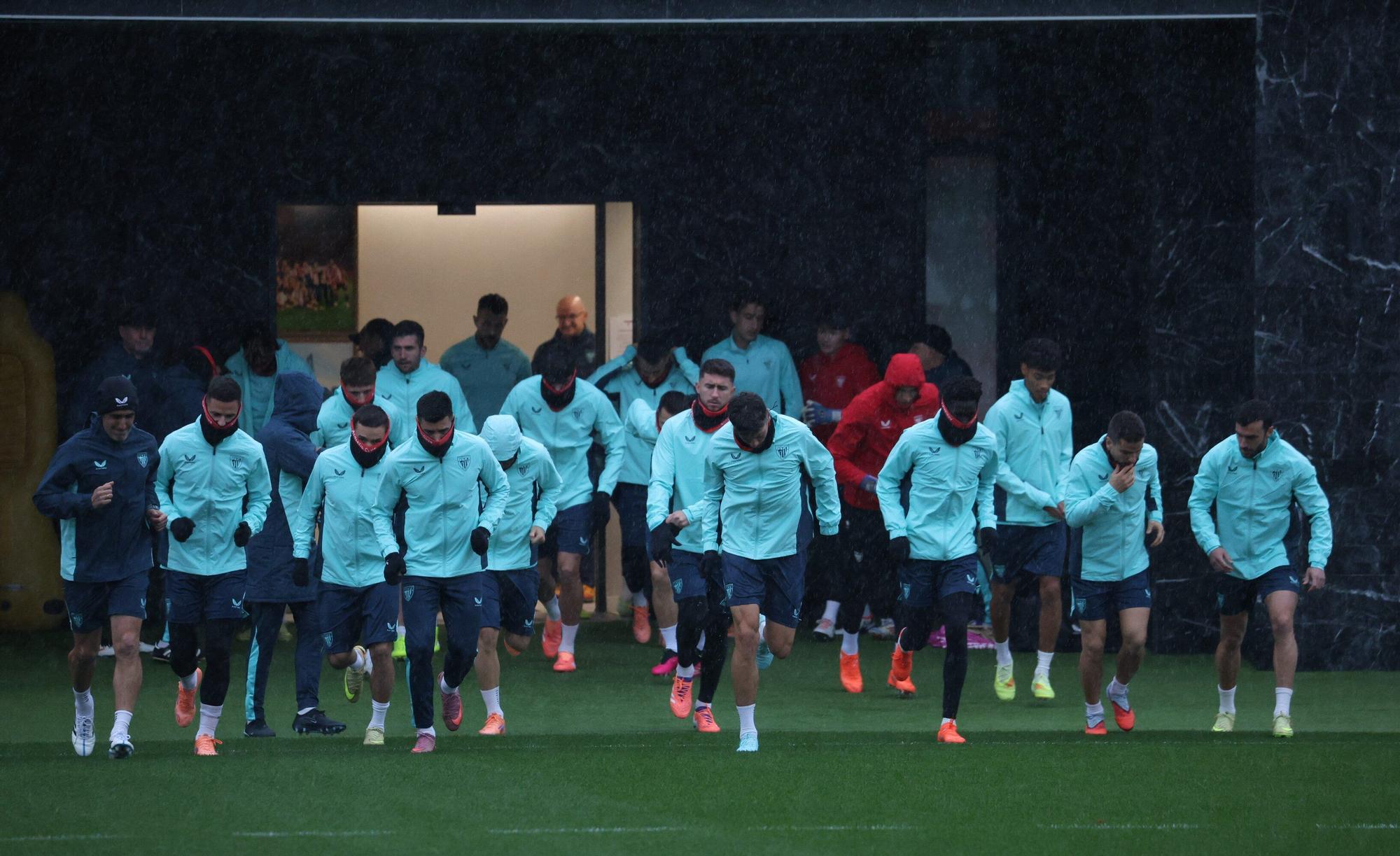 Entrenamiento del Athletic en Lezama
