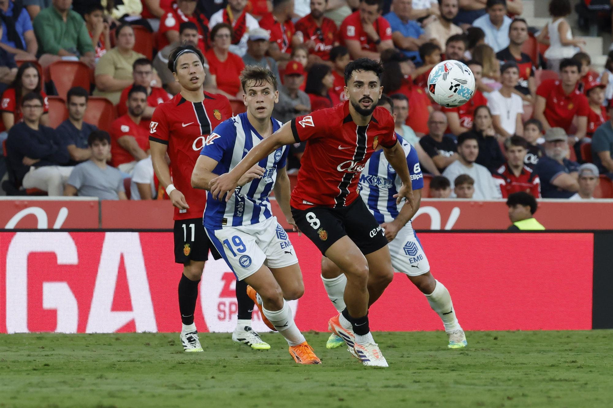 En imágenes: El Alavés pierde ante el Mallorca en Son Moix