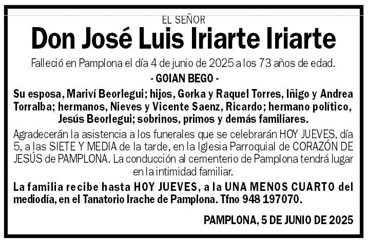 José Luis Iriarte Iriarte