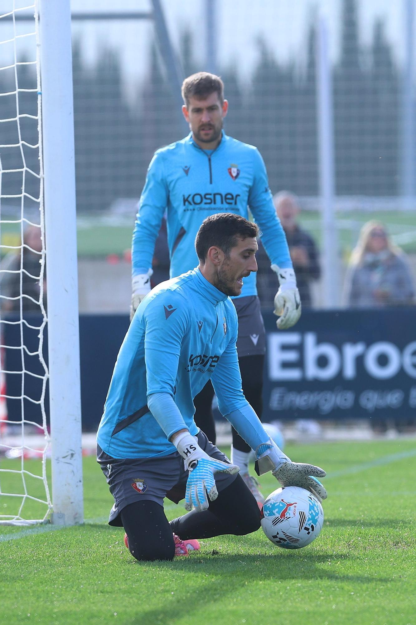 Entrenamiento de Osasuna de este domingo