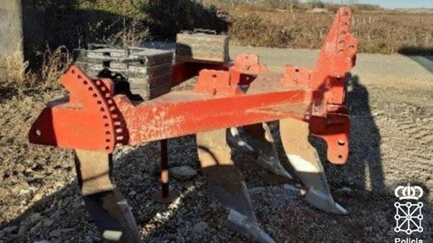 Arrestado en Olite por hurtar un apero de labranza en Pitillas