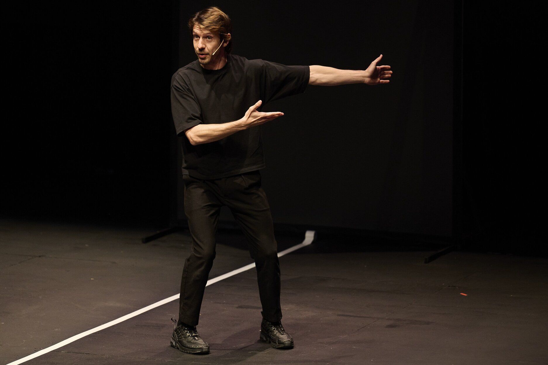 Imágenes de la representación de 'De Nao Albert y Marcel Borràs' en el Festival de Teatro de Olite