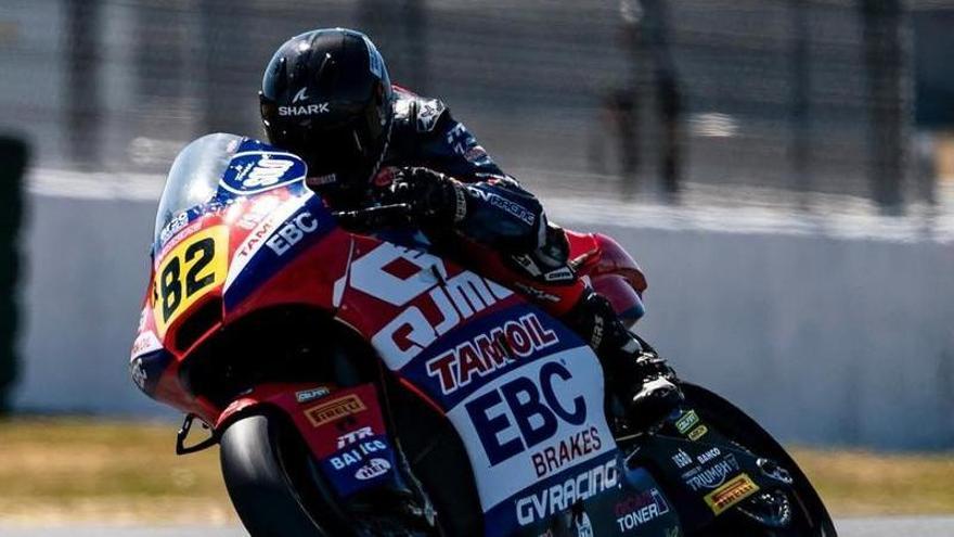 Amargo broche de temporada para el navarro Mario Mayor en el FIM Júnior GP Moto 2