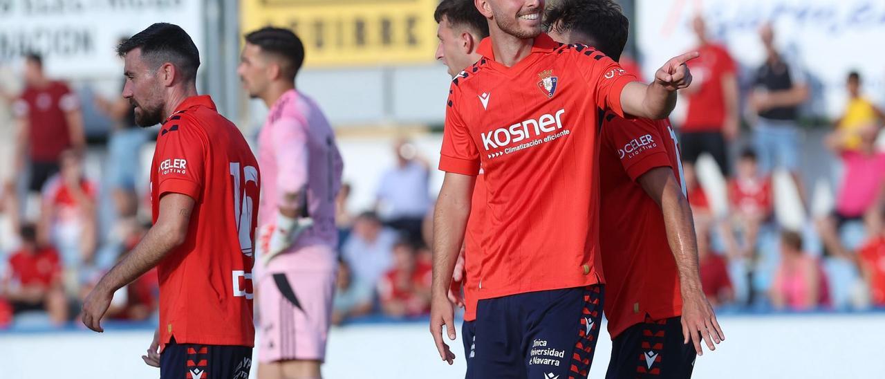 Osasuna logra en Tafalla su primer triunfo de pretemporada