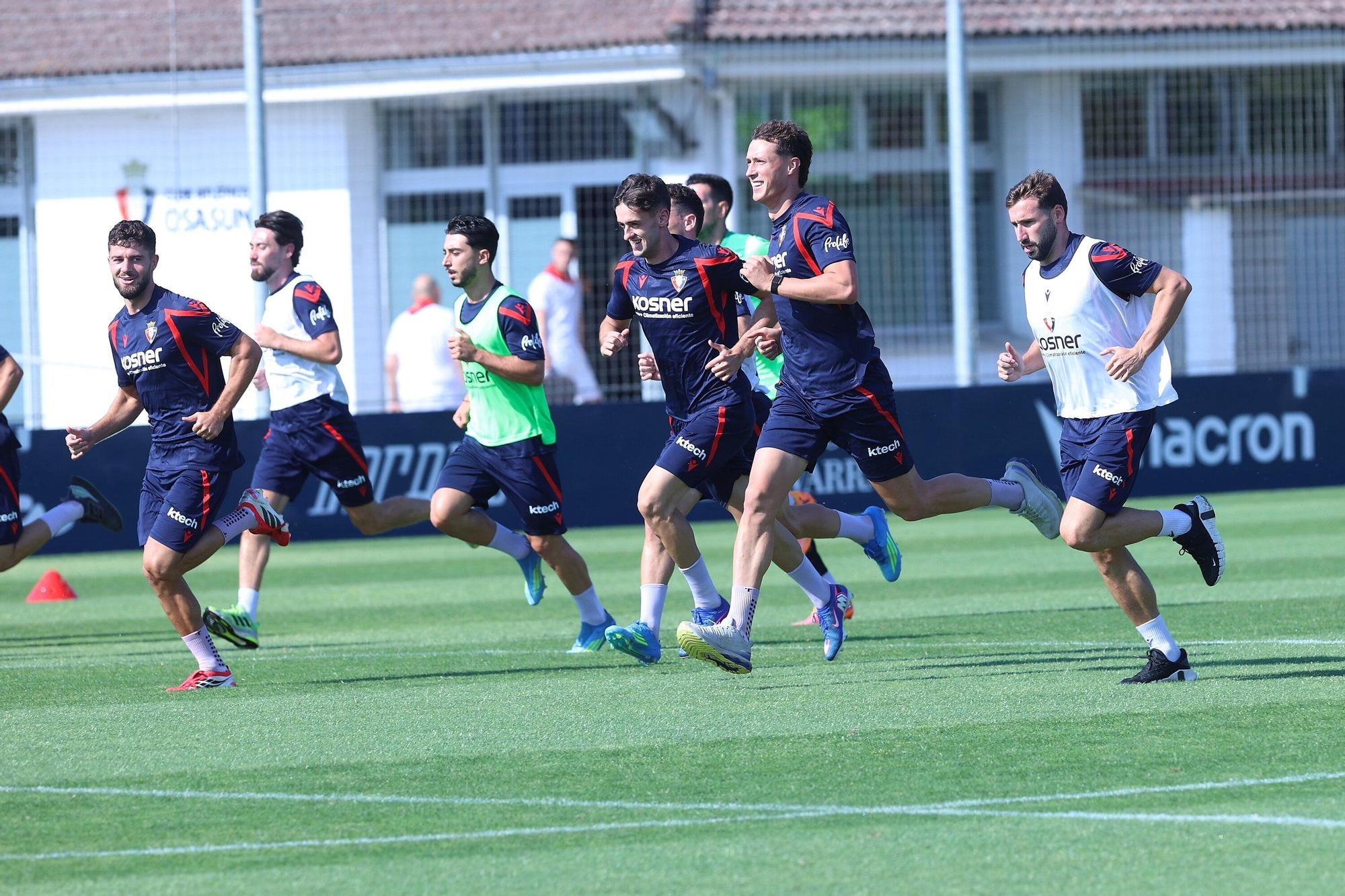 Fotos del entrenamiento de Osasuna del 15 de julio