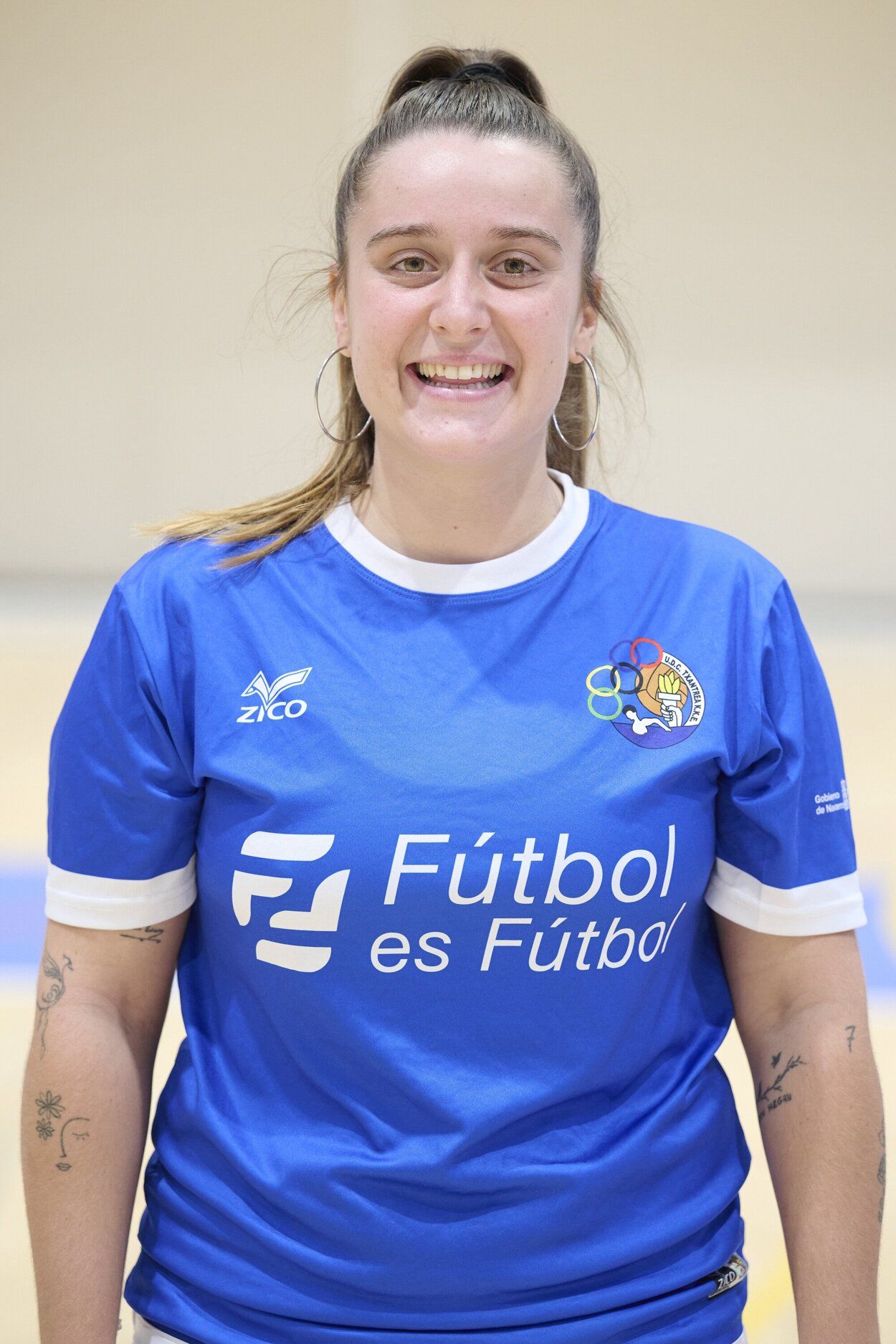 Fotos de la presentación del Txantrea de fútbol sala femenino