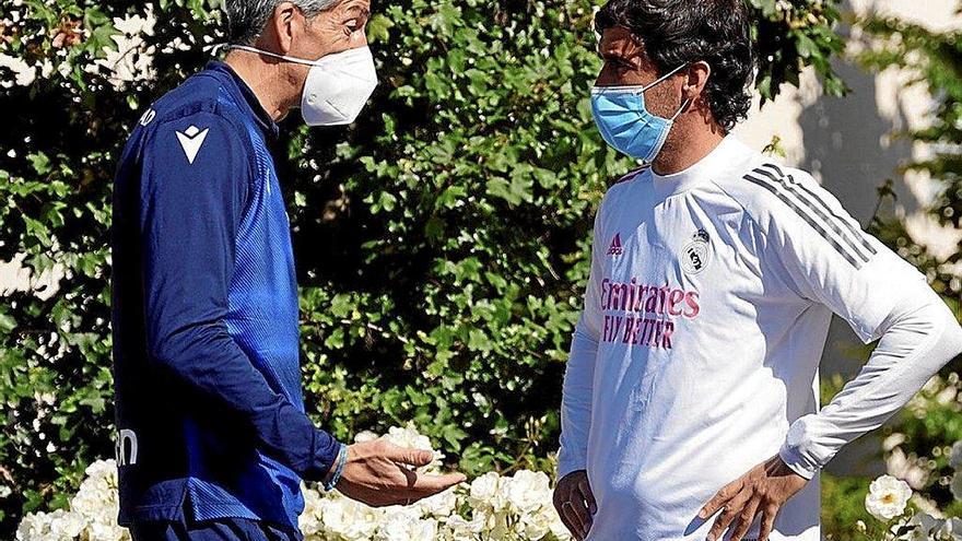 Silva, Janu y Robin entrenan en Madrid