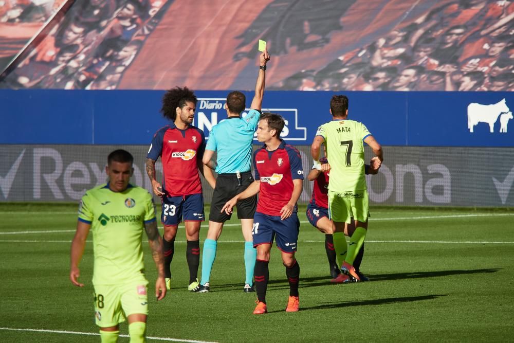 Imágenes del Osasuna Getafe este domingo en El Sadar