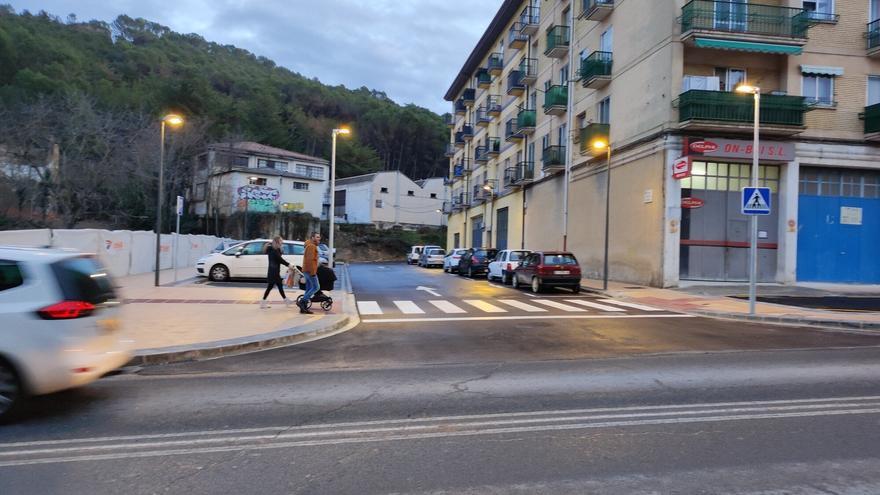 Fin de las obras de la calle Gebala de Estella-Lizarra
