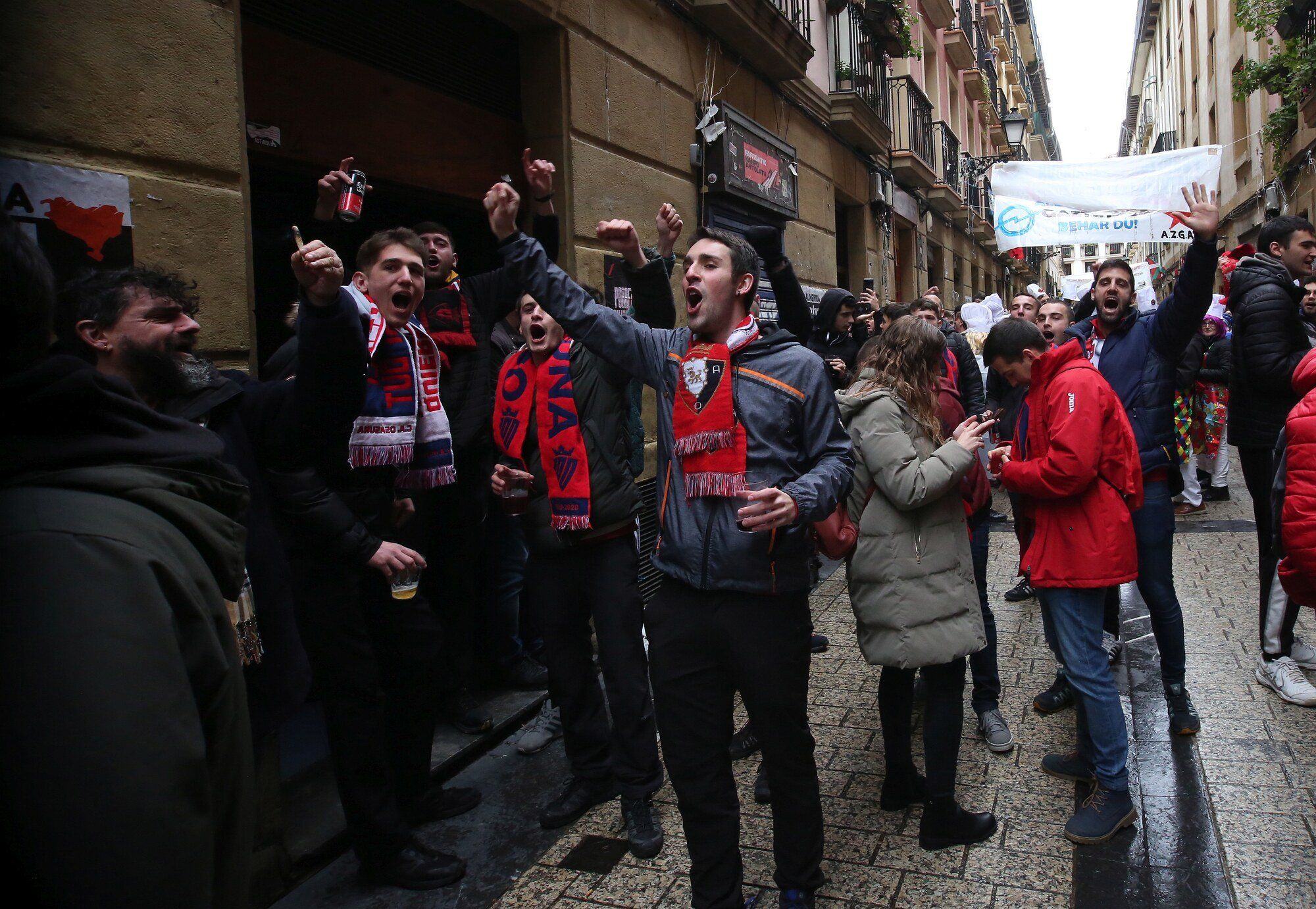 Carnaval rojillo en Donosti