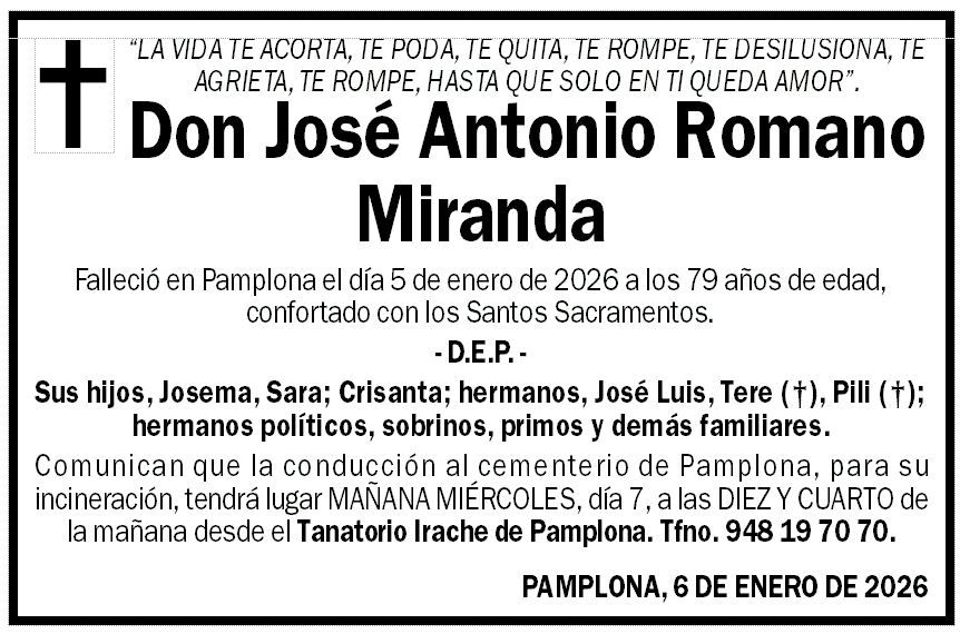 José Antonio Romano Miranda