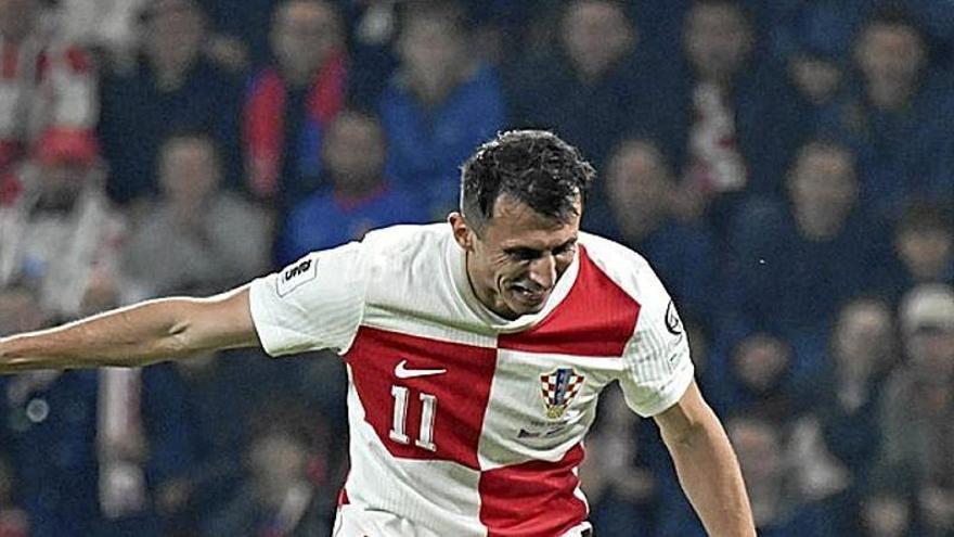 Ante Budimir, en el partido contra la República Checa.