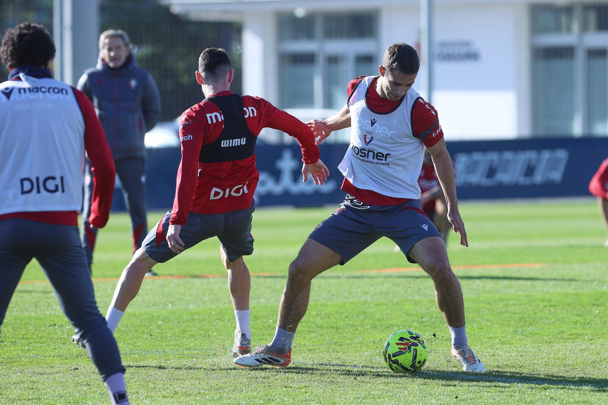 Fotos del entrenamiento de Osasuna de este martes 9 de diciembre