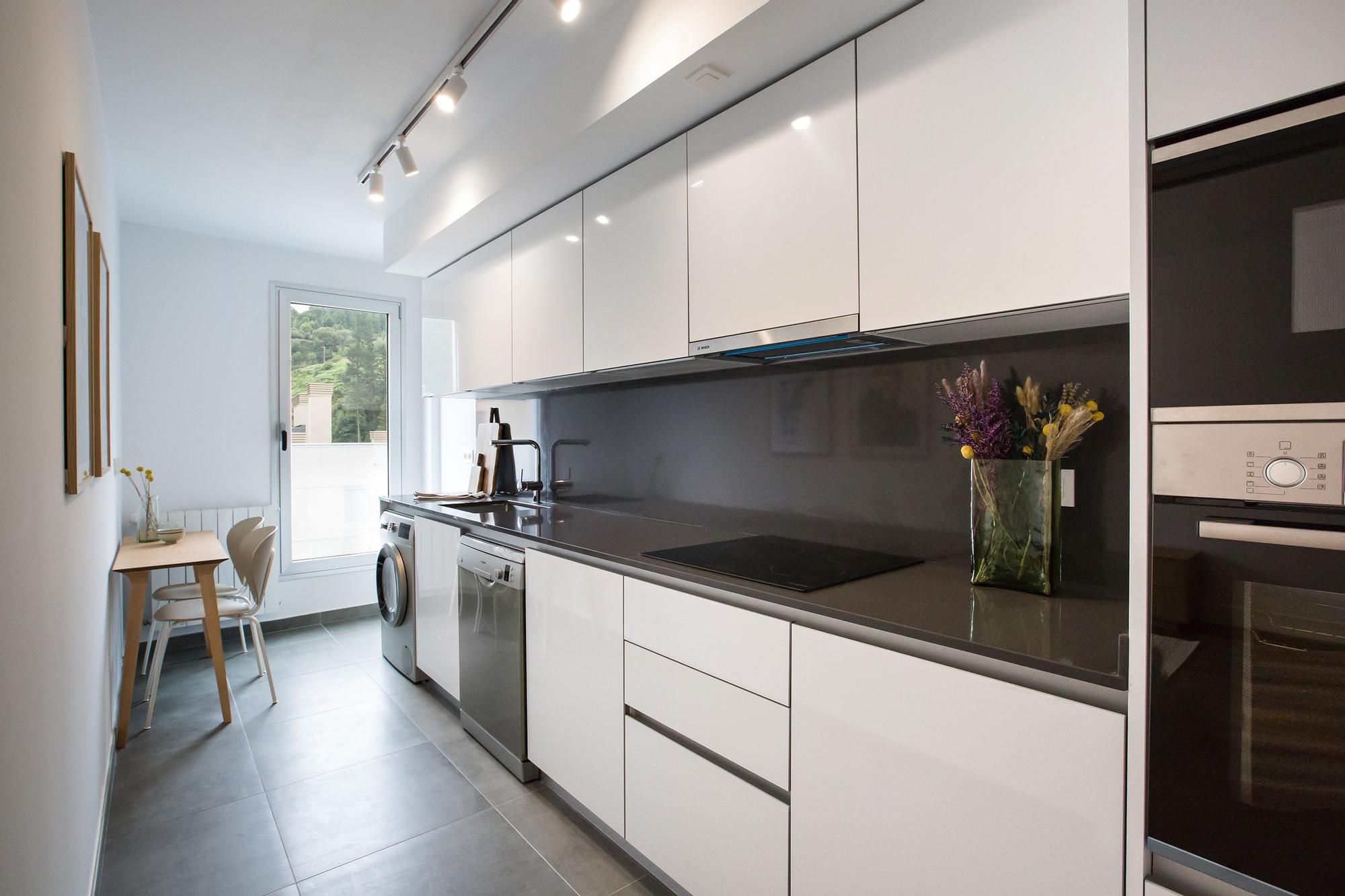 Cocina del piso piloto de Arrate Homes.