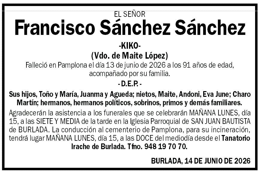 Francisco Sánchez Sánchez