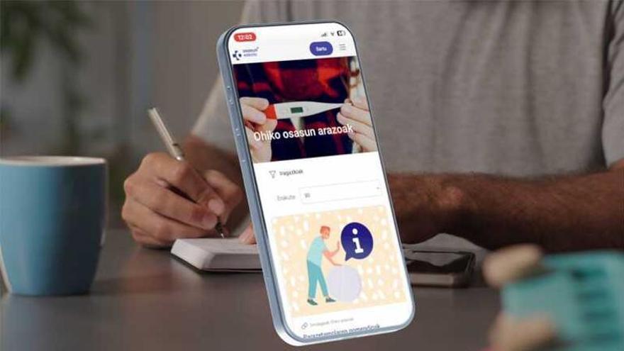 &#039;Osasun Eskola&#039;: así es la nueva plataforma de consulta de Osakidetza para el cuidado de la salud