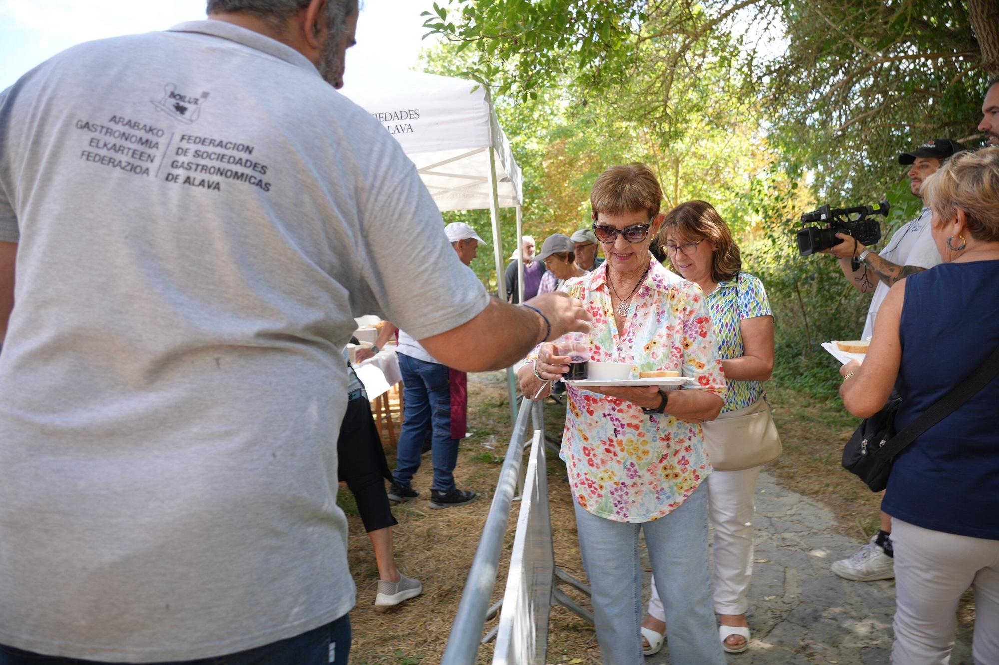 Alubiada en la campa de Olarizu
