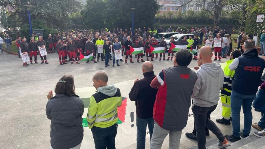 Trabajadores de CAF paran en Beasain e Irun para protestar por el proyecto en Israel