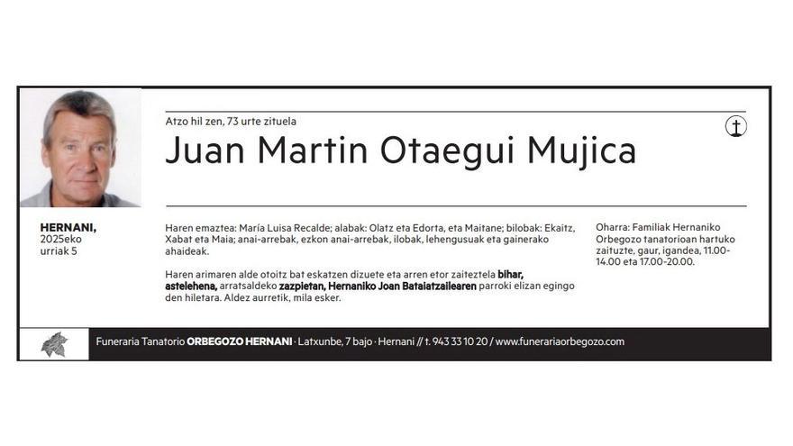 Juan Martin Otaegui Mujica