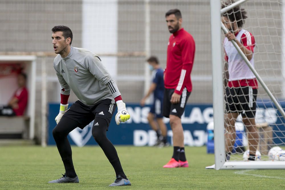 Entrenamiento de Osasuna, 28 de agosto