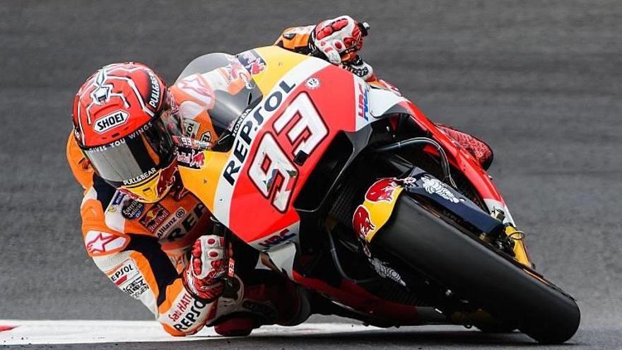 Márquez suma su quinta mejor clasificación del año y bate a las Ducati