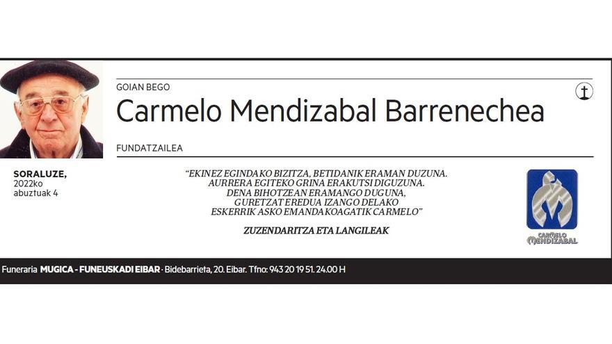 Carmelo Mendizabal Barrenechea