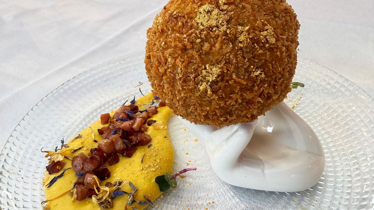 El pincho 'Cojonundo', ganador del concurso