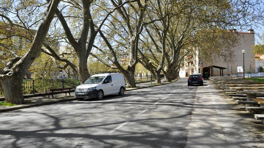 Tafalla habilita 18 nuevas plazas de aparcamiento junto al parque del Ereta