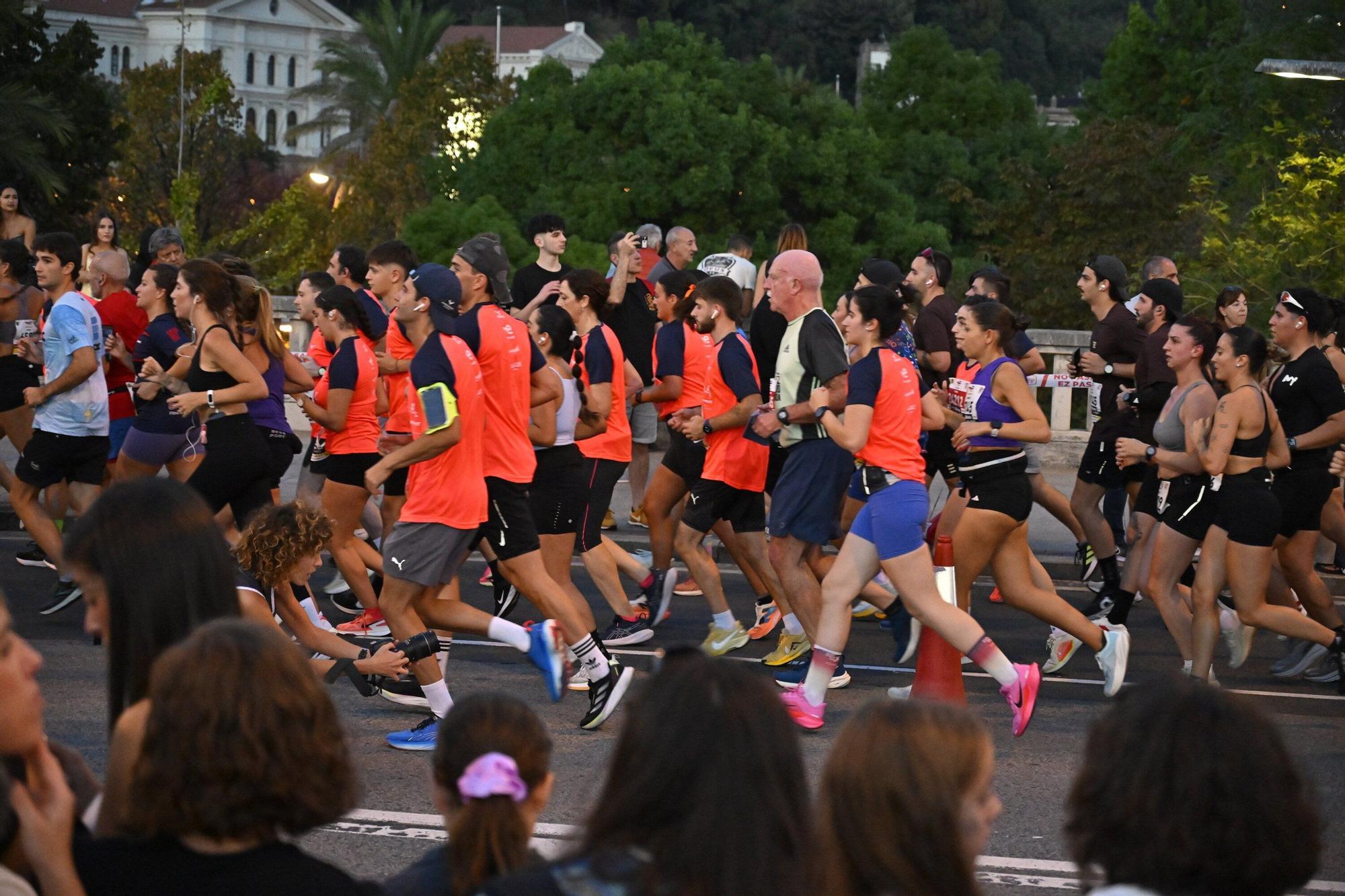 El Bilbao Night Marathon, en imágenes