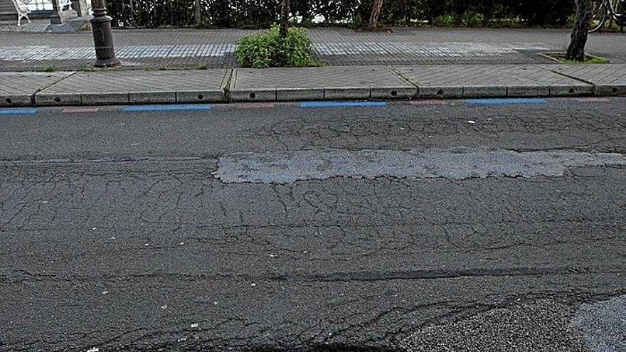 Las lluvias registradas impiden el inicio de los trabajos de asfaltado contratados