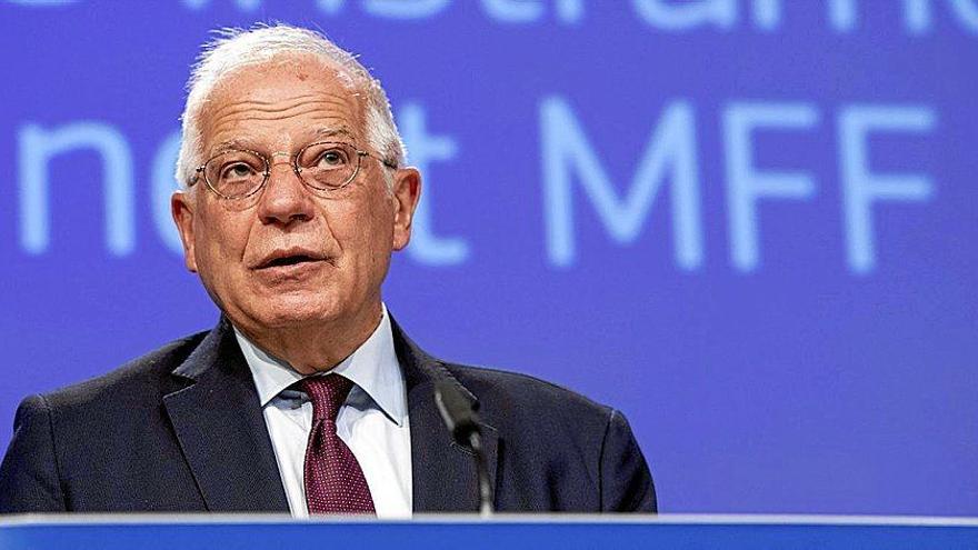 El Alto Representante de la Unión Europea para Asuntos Exteriores, Josep Borrell, ayer en Bruselas. Foto: Efe