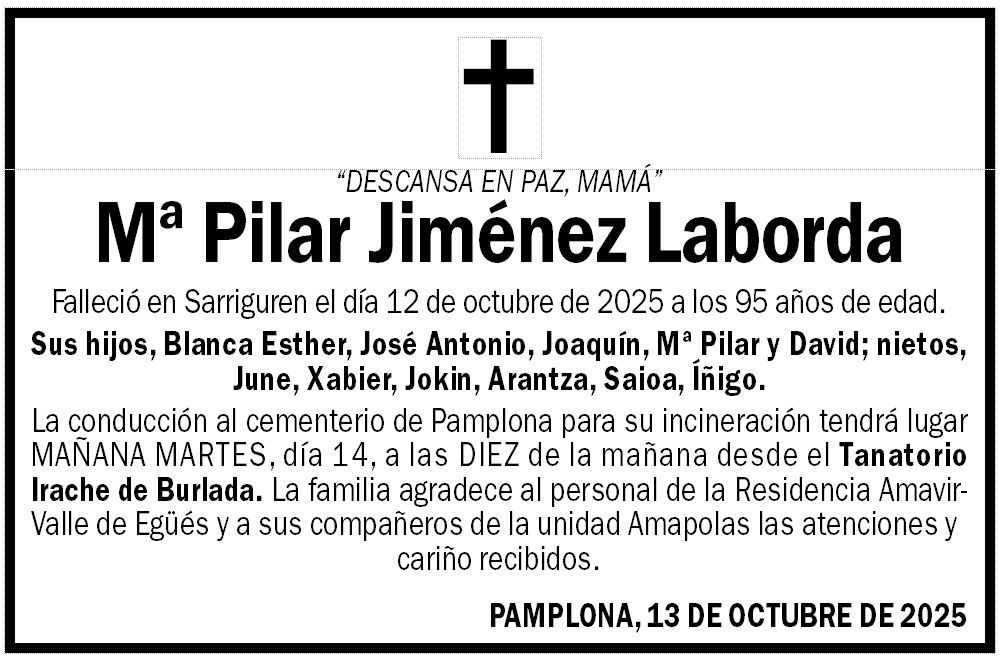 Mª Pilar Jiménez Laborda
