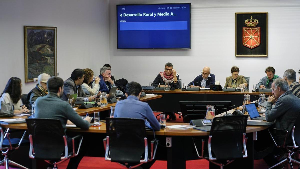 Comisión de Desarrollo Rural con una representación del movimiento Etxalde y las organizaciones Mundubat y Mugarik Gabe Nafarroa