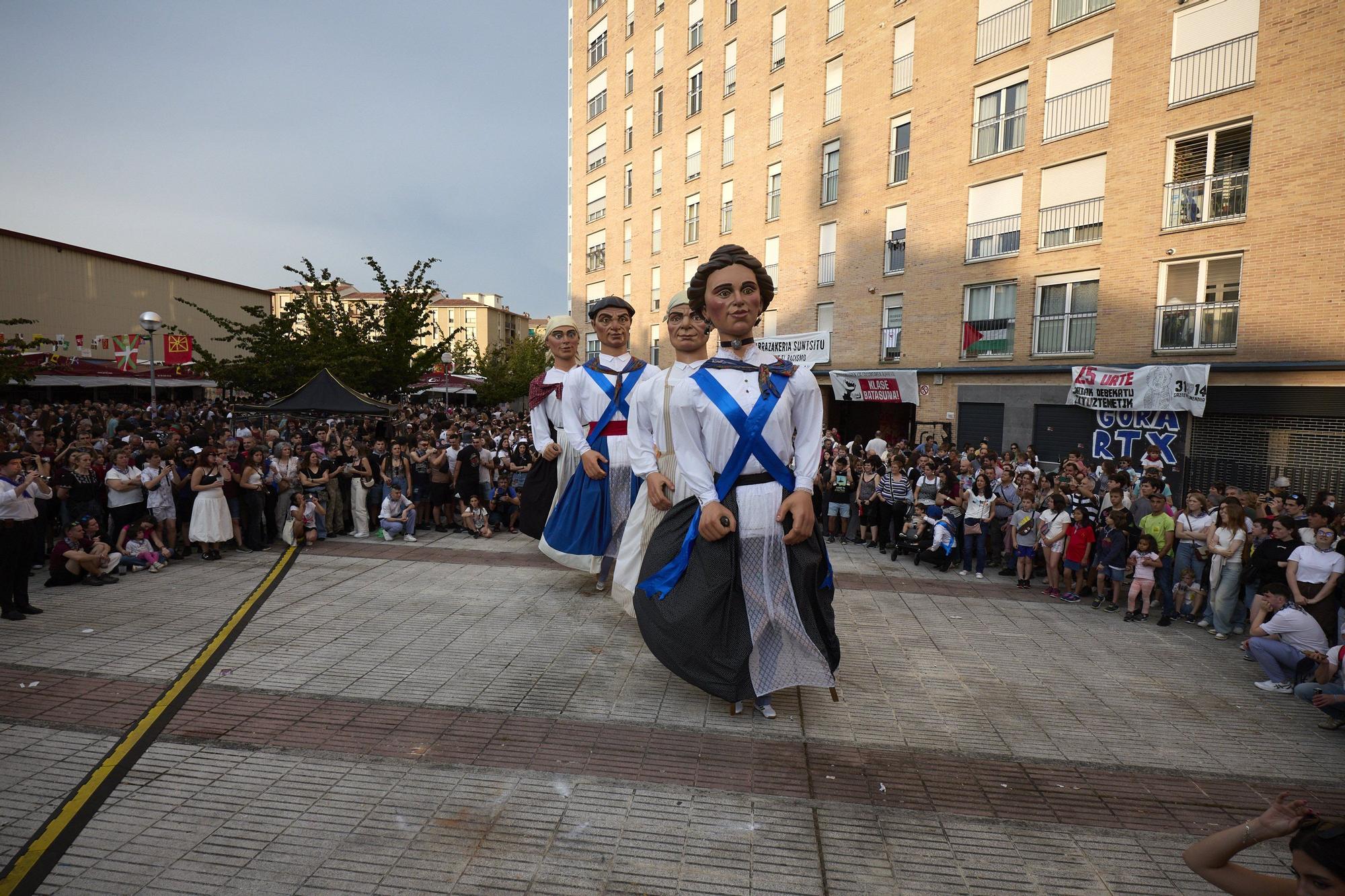 Fotos del chupinazo de la Rochapea