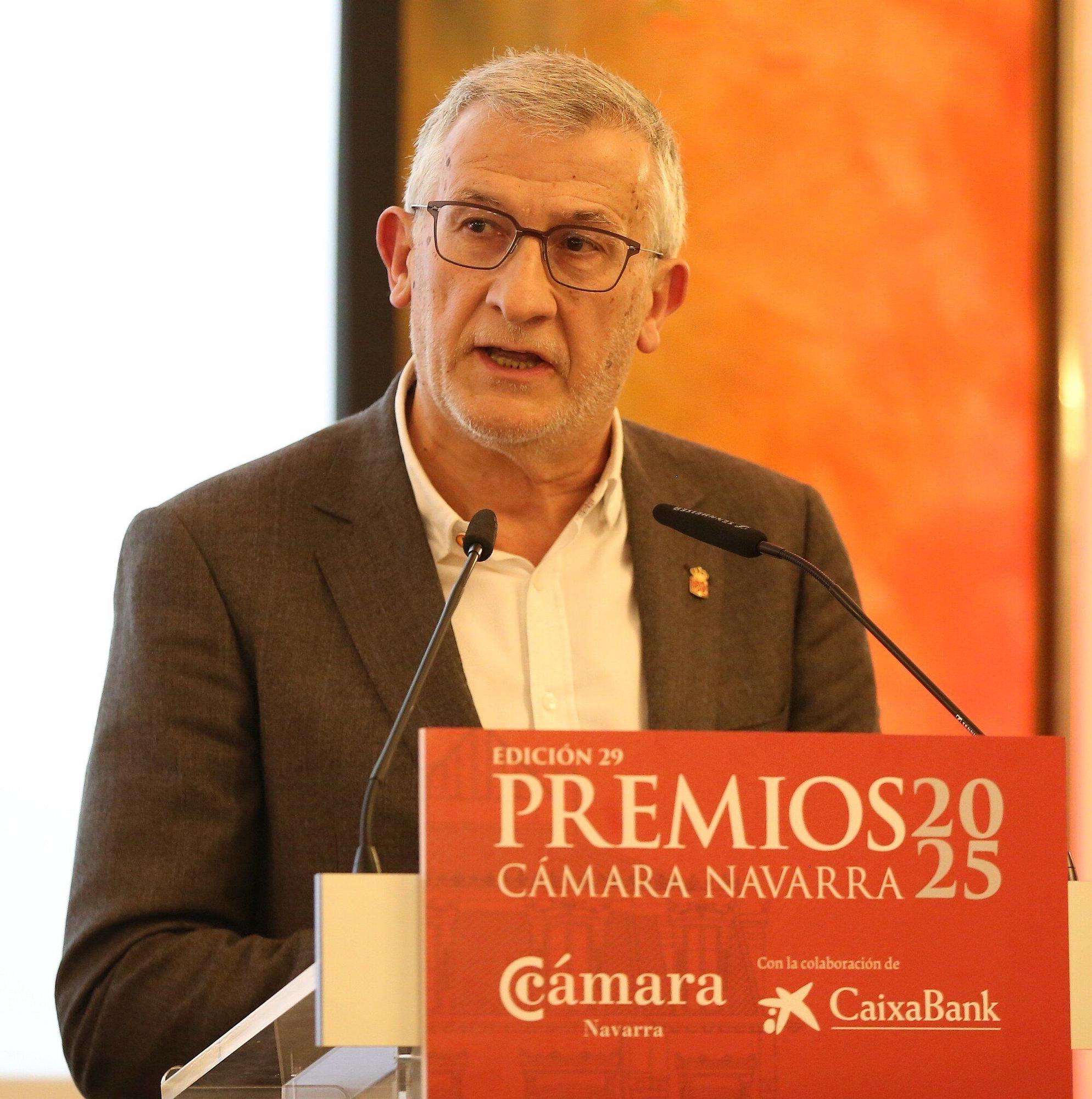 Fotos de la entrega de los Premios Cámara Navarra 2025